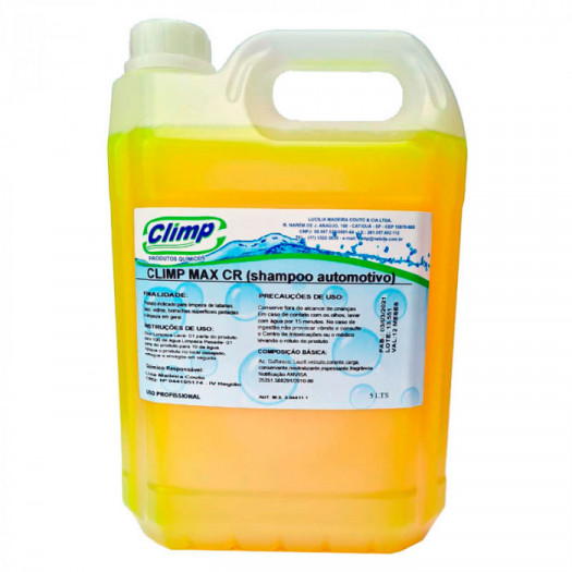 Climp Max CR (Shampo Automotivo) - Detergente Neutro